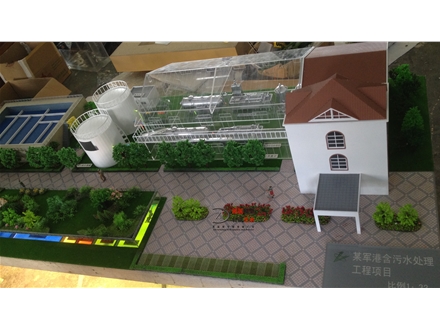 某港水处理演示模型展厅