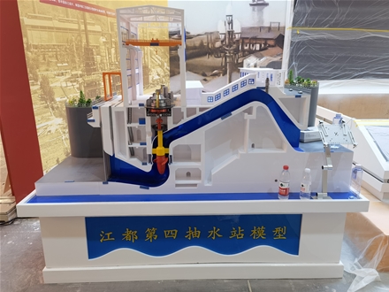 展厅抽水站设备演示模型